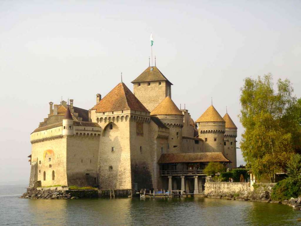 El Castillo de Chillon en Veytaux (Suiza)