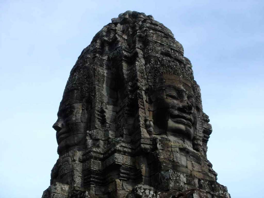 El Templo de Bayon en Angkor (Camboya)