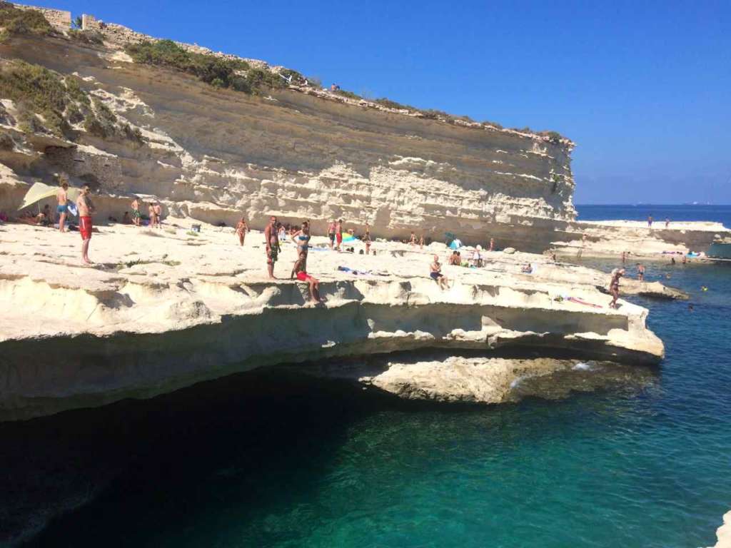 La Piscina de San Pedro (St. Peter's Pool) en Malta.