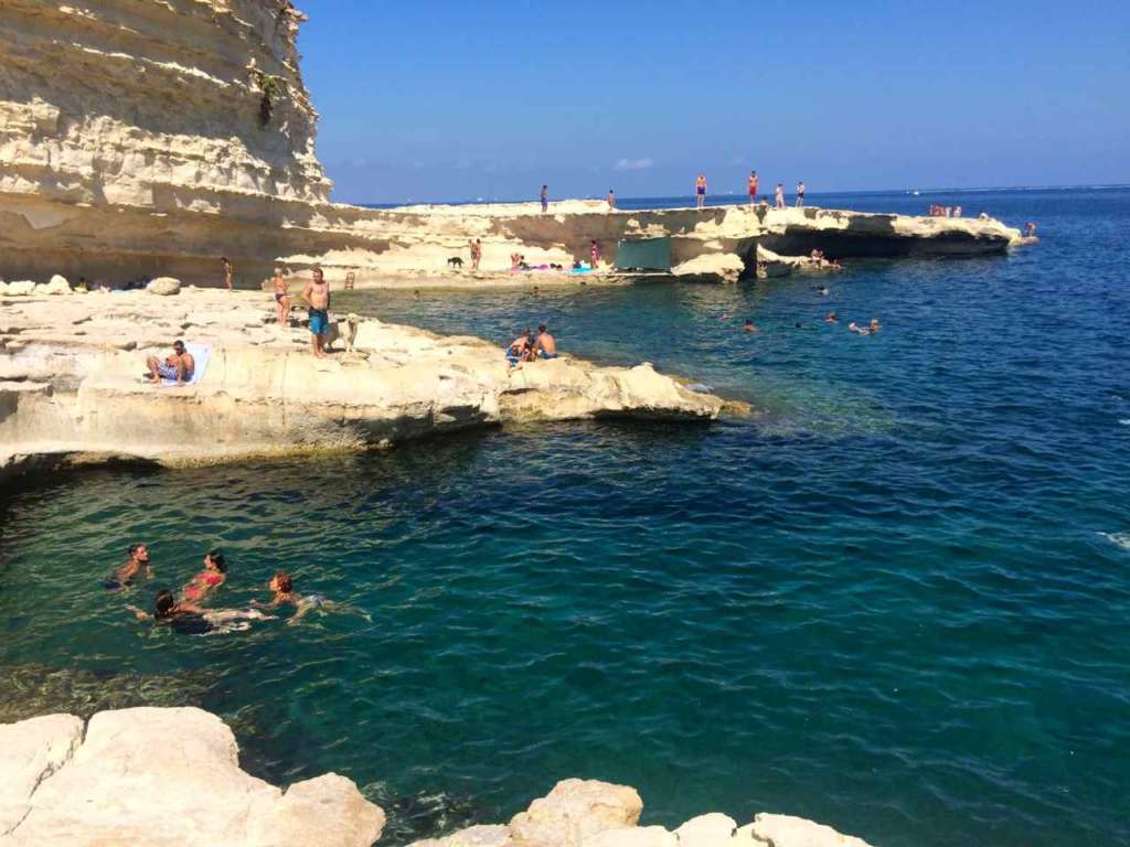La Piscina de San Pedro (St. Peter's Pool) en Malta.